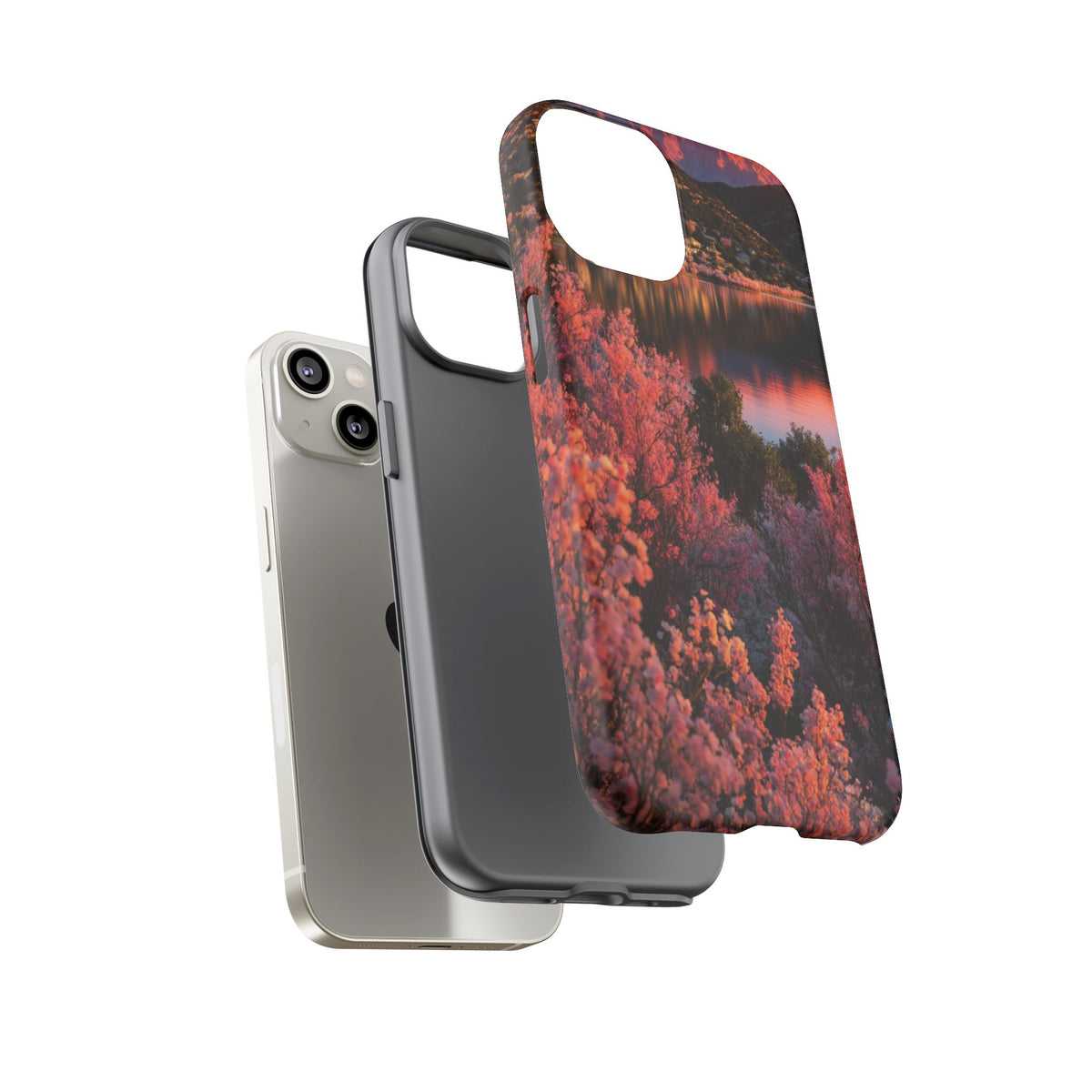 Alpine Bloom Lake iPhone Tough Phone Case