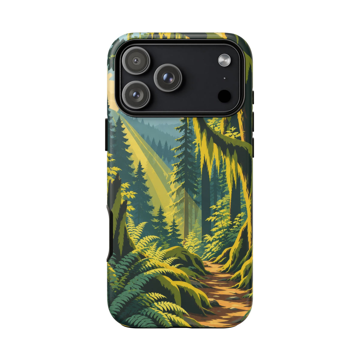 Hoh Rain Forest — Mosslight iPhone Tough Case