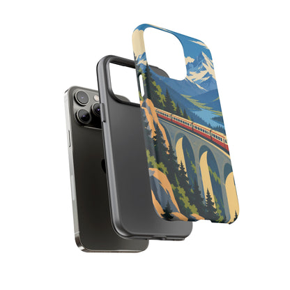 Travel by Train — Alpine Express iPhone Tough Case | train travel