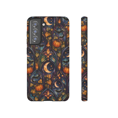 Amber Moon Window Samsung Galaxy Tough Case | celestial halloween