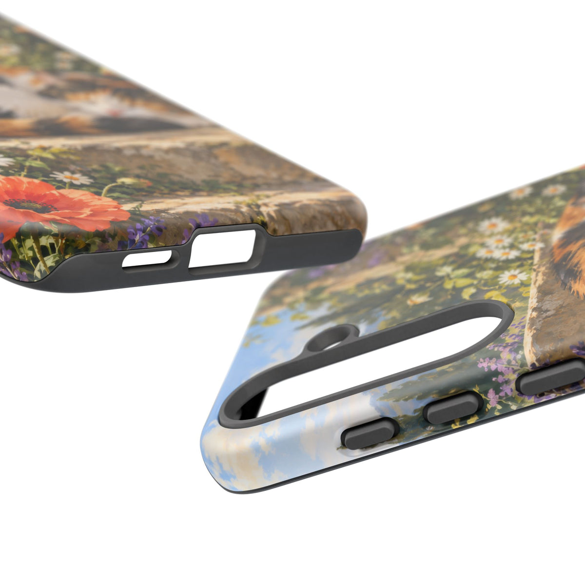 Garden Nap Samsung Galaxy Tough Case | calico cat
