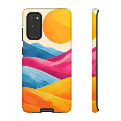 Golden Drift Samsung Galaxy Tough Case | colorful hills