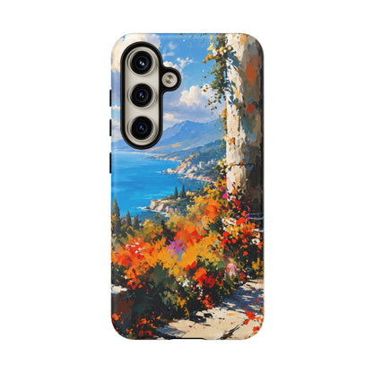 Azure Sanctuary Samsung Galaxy Tough Case | Painterly Coastal Landscape