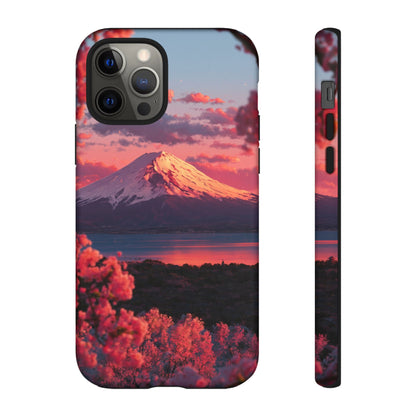 Fuji Rose Horizon iPhone Tough Phone Case