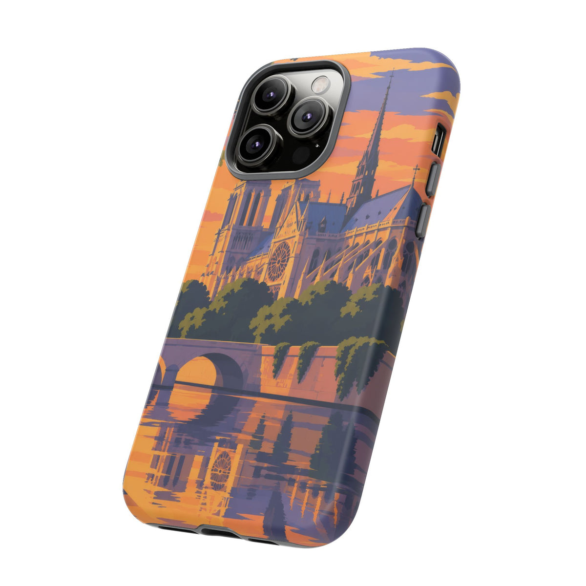Notre Dame — Cathedral Twilight iPhone Tough Case