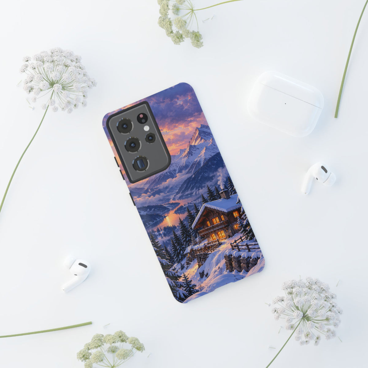 Alpine Hearth Samsung Galaxy Tough Case | winter cabin