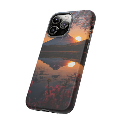 Fuji Golden Reflection iPhone Tough Phone Case