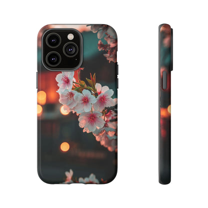Kyoto Blossom Lanterns iPhone Tough Phone Case