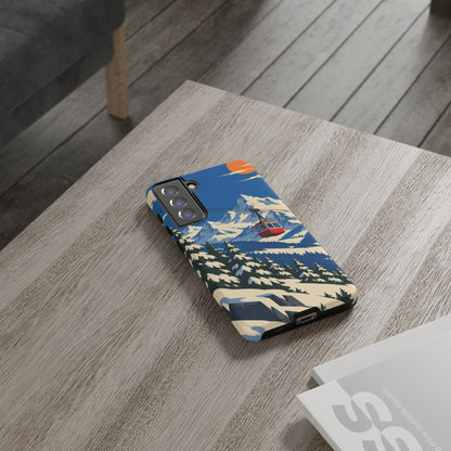 Swiss Skiing — Lift to the Sky Samsung Galaxy Tough Case