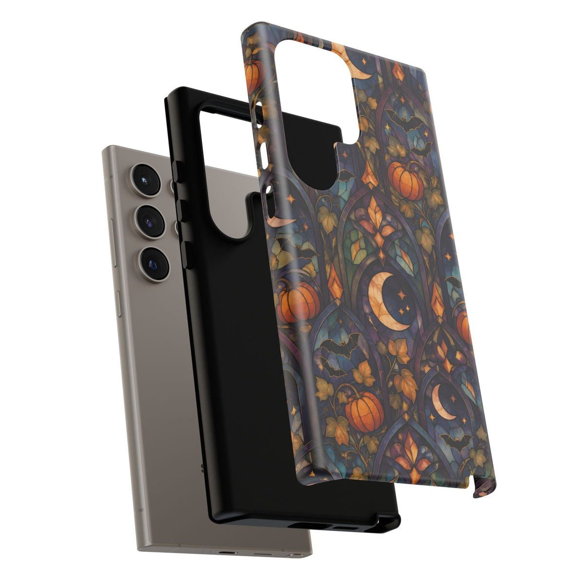 Amber Moon Window Samsung Galaxy Tough Case | celestial halloween