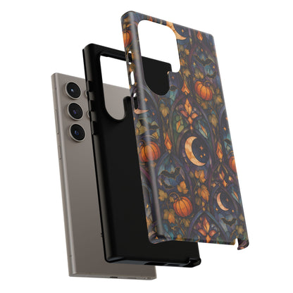 Amber Moon Window Samsung Galaxy Tough Case | celestial halloween