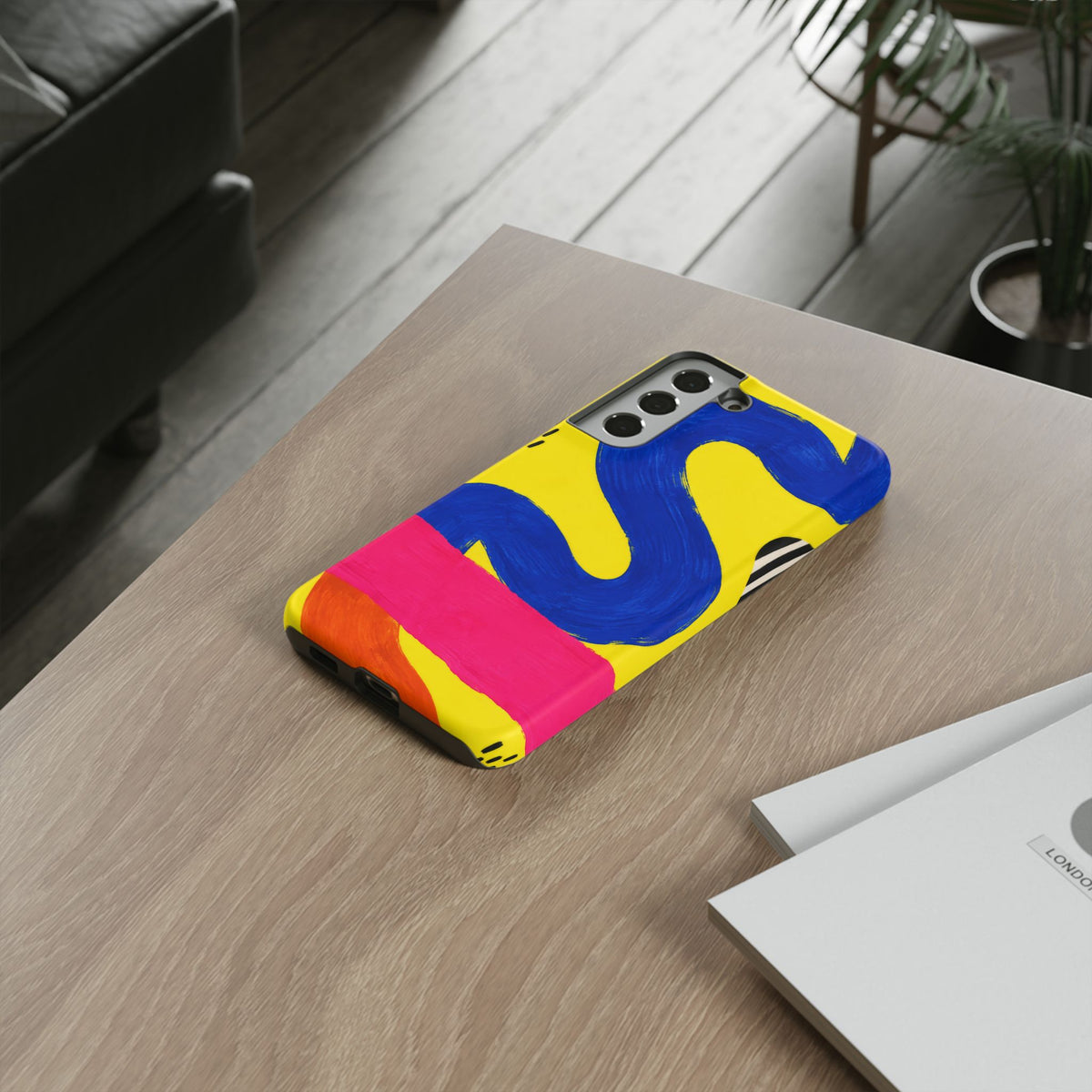 Offbeat Samsung Galaxy Tough Case | Abstract Color Block Art