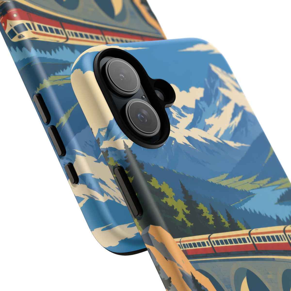 Travel by Train — Alpine Express iPhone Tough Case | train travel