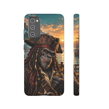 Pirate Gorilla Samsung Galaxy Tough Case | Captain Silverback