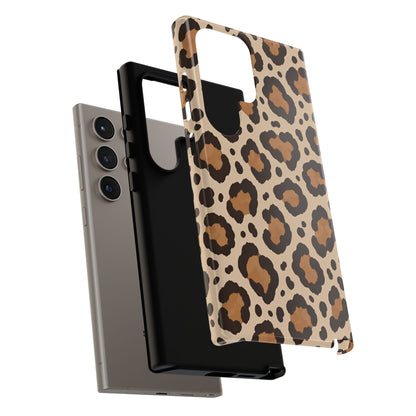 Leopard Print Samsung Galaxy Tough Case | Cocoa Wildcat