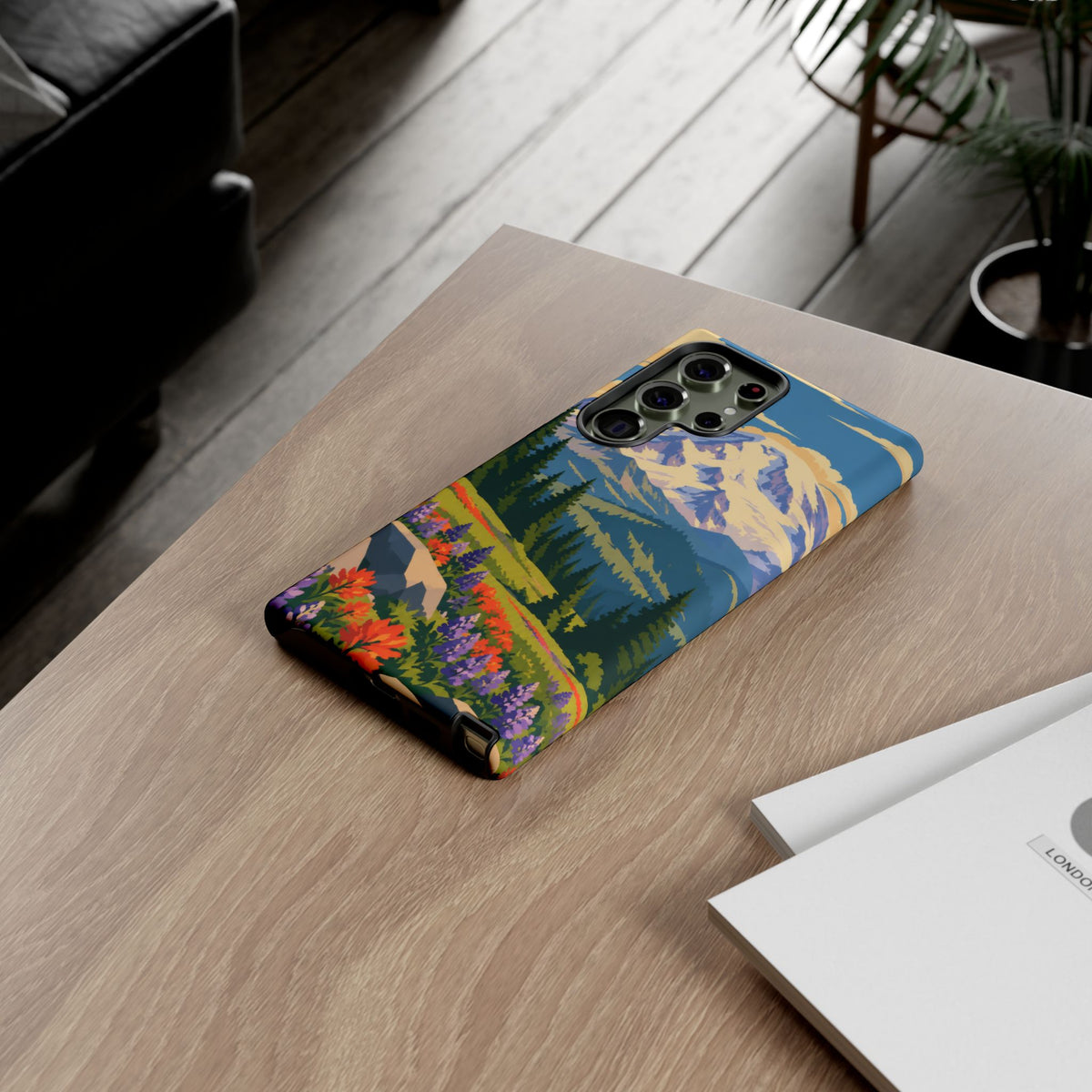 Mount Rainier — Meadow Radiance Samsung Galaxy Tough Case