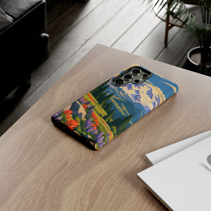 Mount Rainier — Meadow Radiance Samsung Galaxy Tough Case