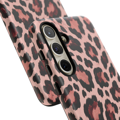 Wild Burgundy Samsung Galaxy Tough Case | leopard print