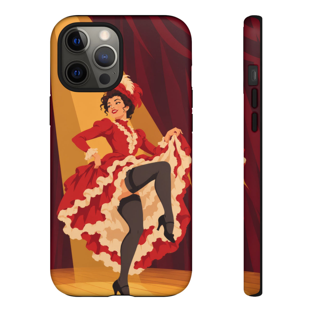 Moulin Rouge Dancer — Crimson Cabaret iPhone Tough Case | cabaret dancer