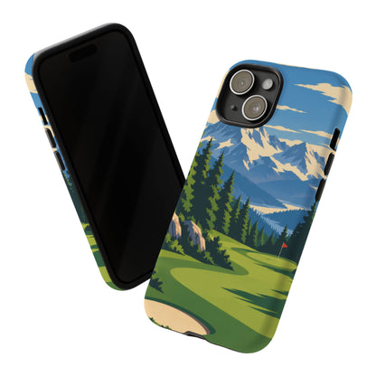 Mountain Golf — Alpine Fairway iPhone Tough Case