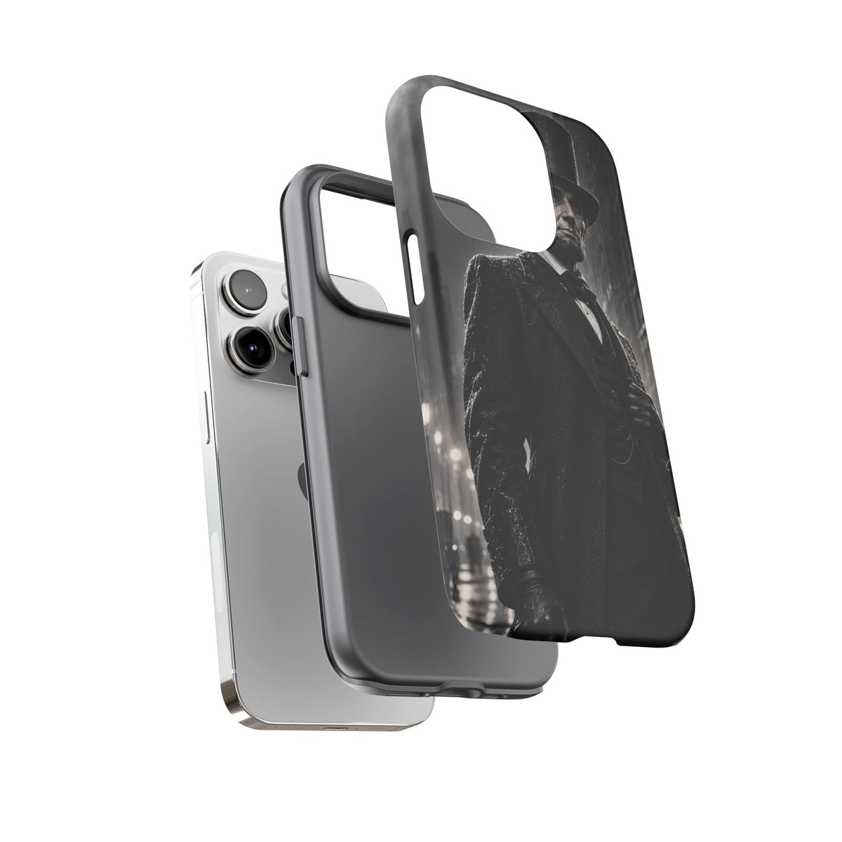 Abe after Midnight iPhone Tough Case | noir lincoln