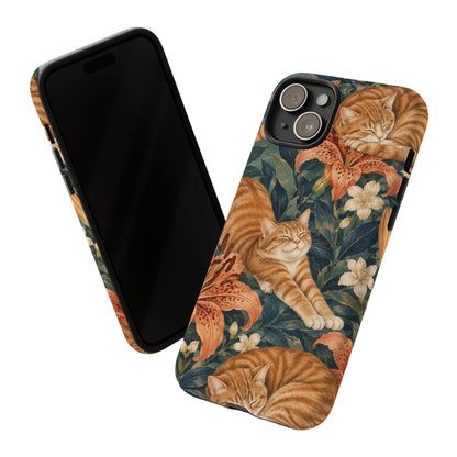 Tiger Lily Tabby iPhone Tough Case | tabby cats