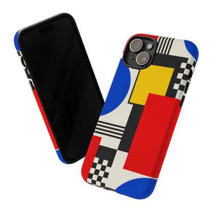 Primary Frequency iPhone Tough Case | Primary Color Geometry