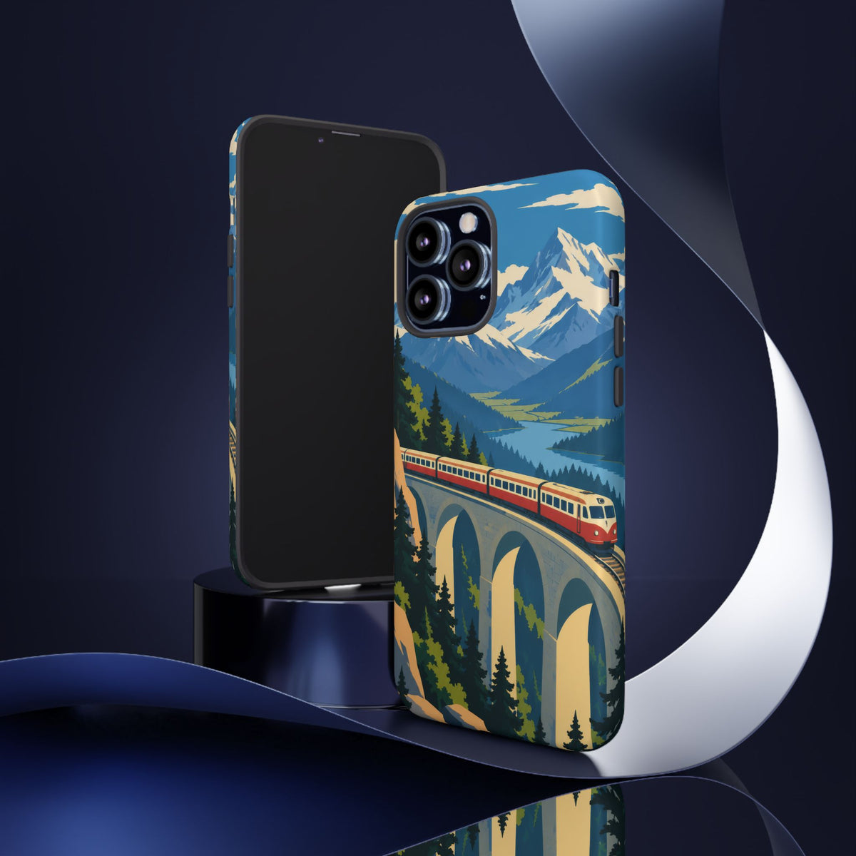 Travel by Train — Alpine Express iPhone Tough Case | train travel