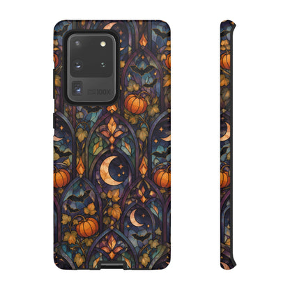Amber Moon Window Samsung Galaxy Tough Case | celestial halloween