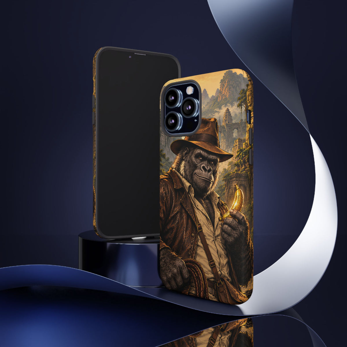 Adventure Gorilla iPhone Tough Case | Temple of Bananas