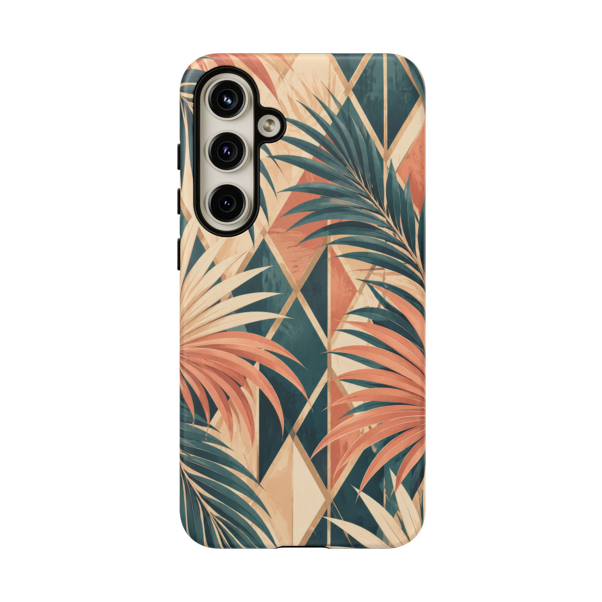 Coral Palm Pavilion Samsung Galaxy Tough Case | art deco