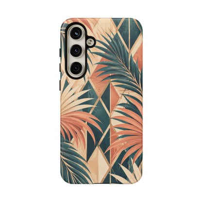 Coral Palm Pavilion Samsung Galaxy Tough Case | art deco