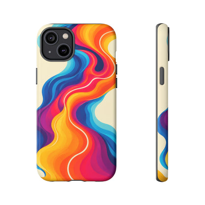 Electric Tide iPhone Tough Case | psychedelic wave