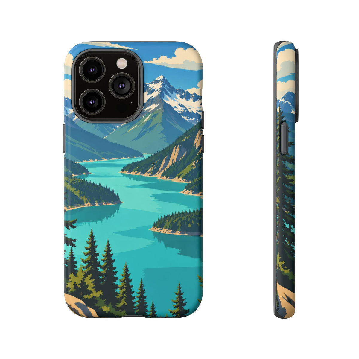 Cascades — Diablo Blue iPhone Tough Case