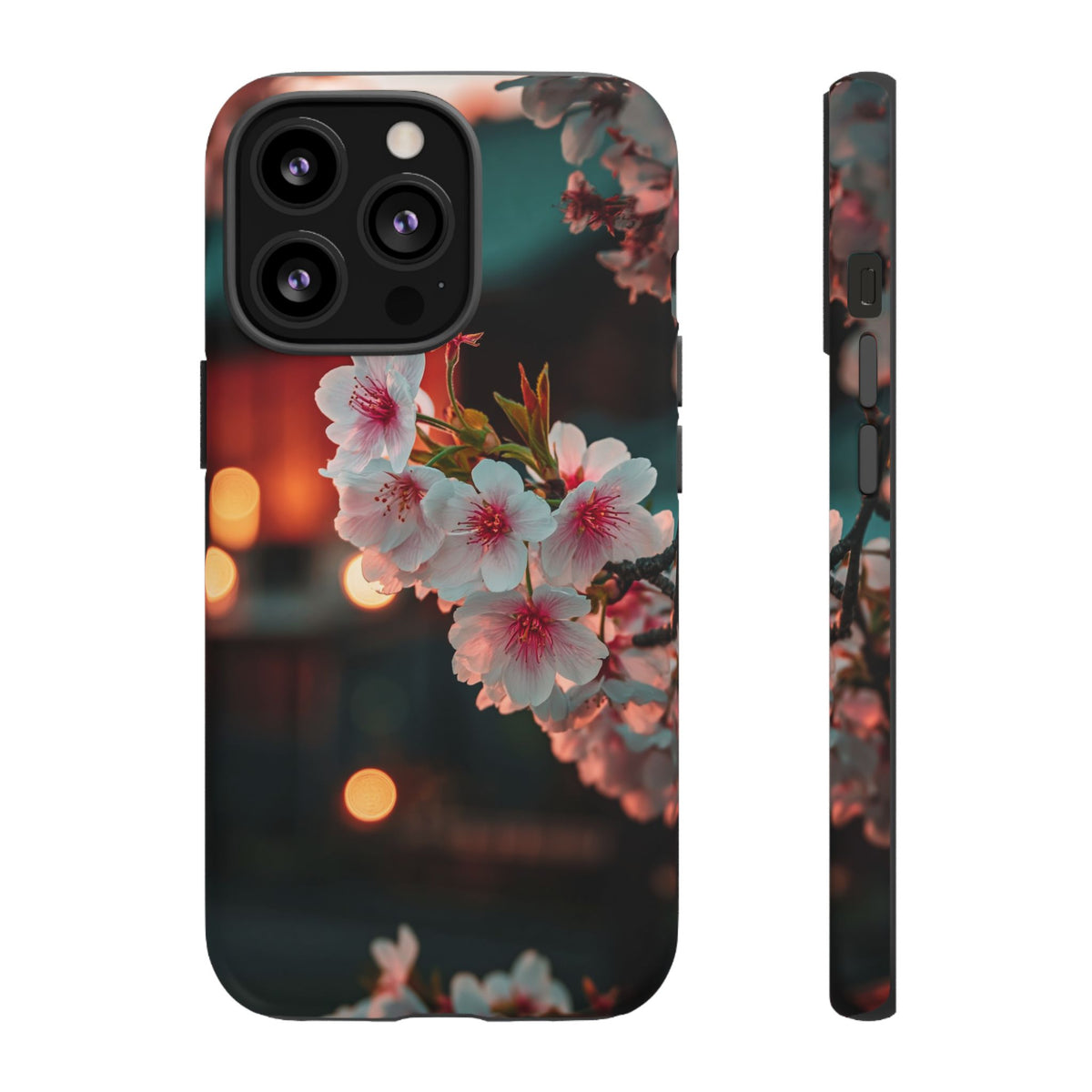 Kyoto Blossom Lanterns iPhone Tough Phone Case