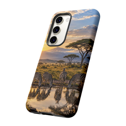 Zebra Water Mirror Samsung Galaxy Tough Case | zebra safari