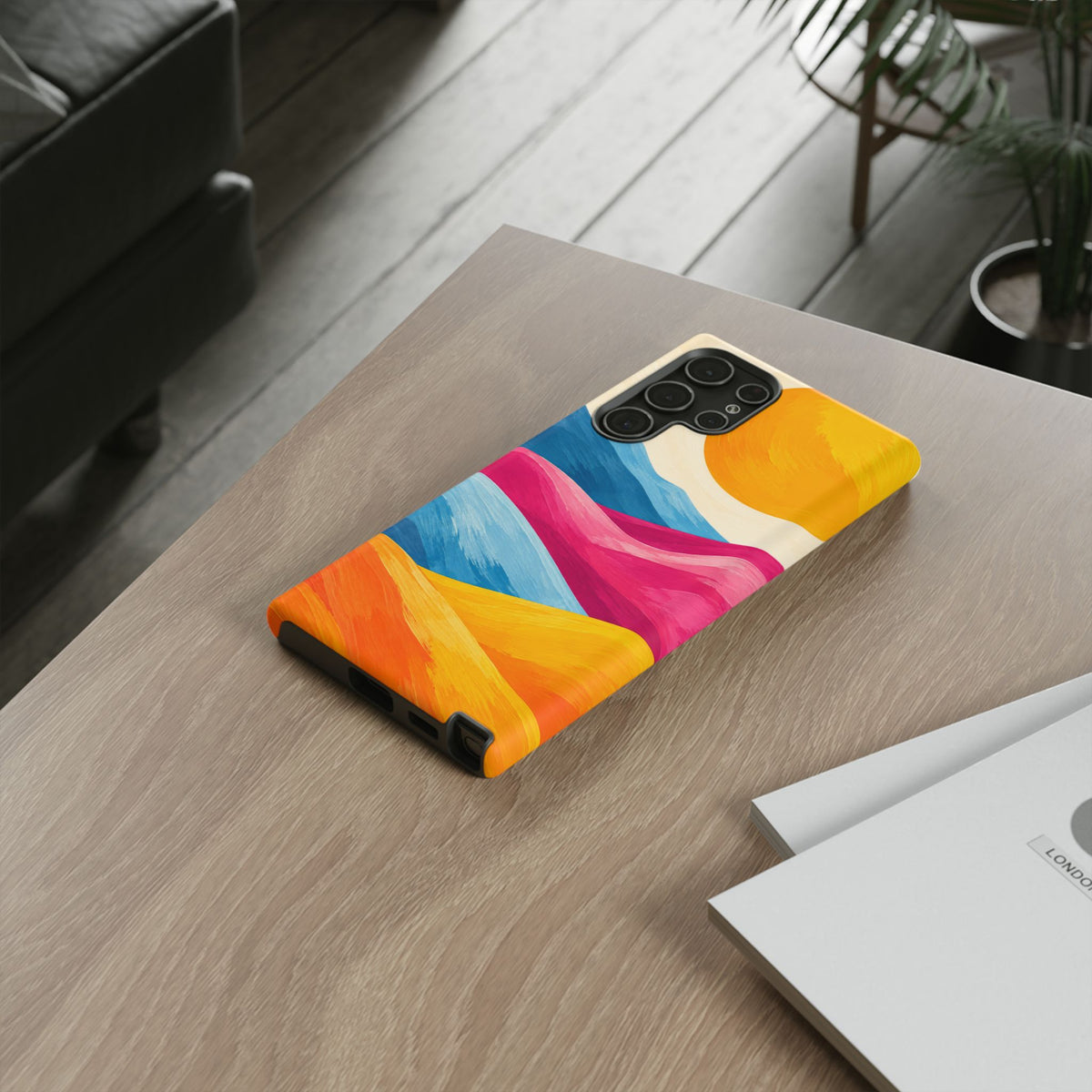 Golden Drift Samsung Galaxy Tough Case | colorful hills
