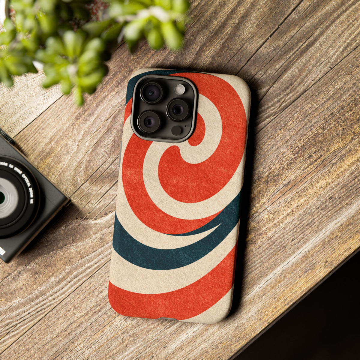 Ember Spiral iPhone Tough Phone Case
