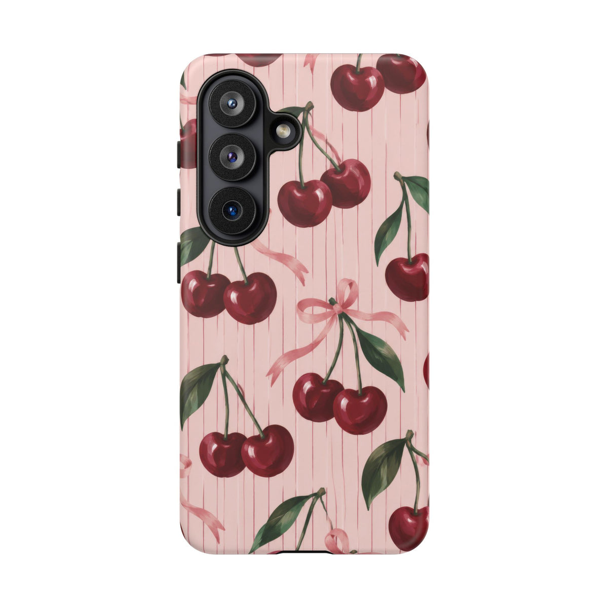 Cherry Ribbon Samsung Galaxy Tough Case | cherry print