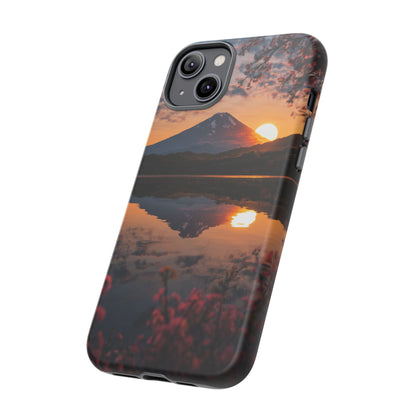Fuji Golden Reflection iPhone Tough Phone Case
