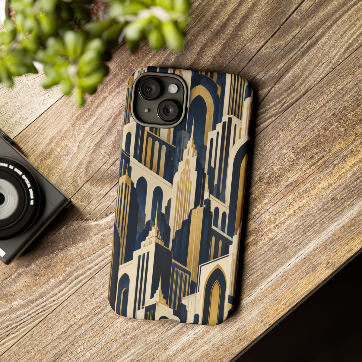 Midnight Metropolis iPhone Tough Case | art deco