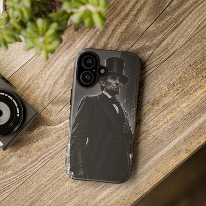 Abe after Midnight iPhone Tough Case | noir lincoln