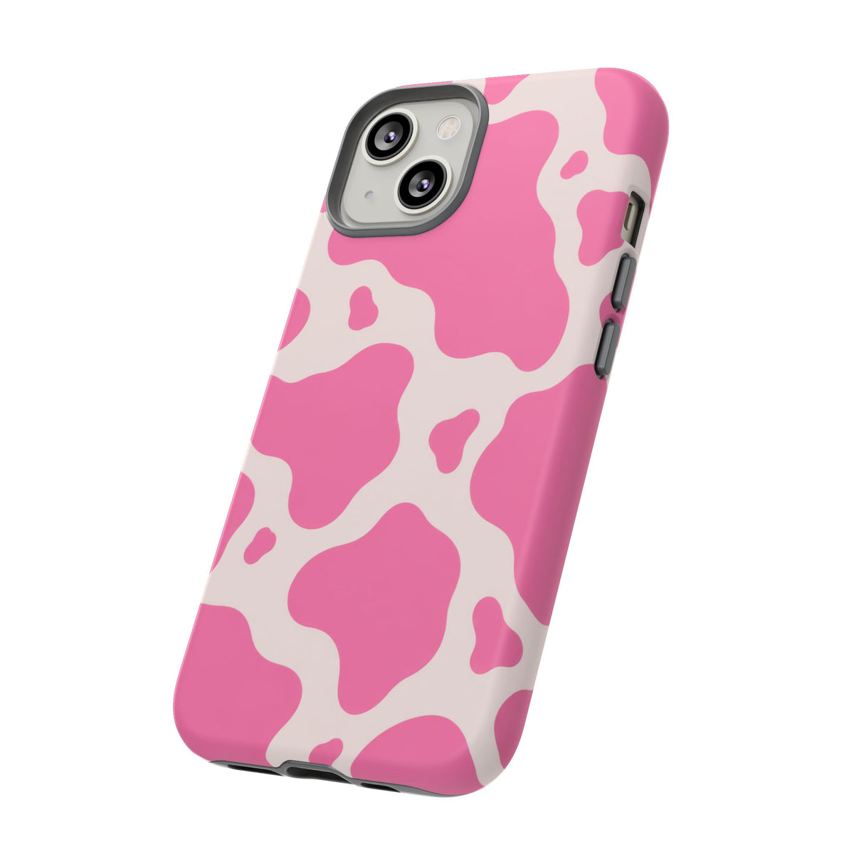 Strawberry Milk iPhone Tough Case | Pink Cow Print