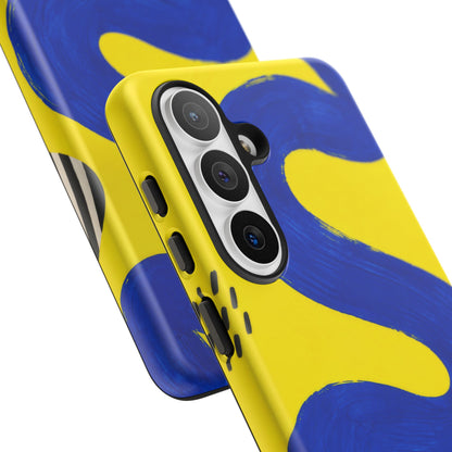 Offbeat Samsung Galaxy Tough Case | Abstract Color Block Art