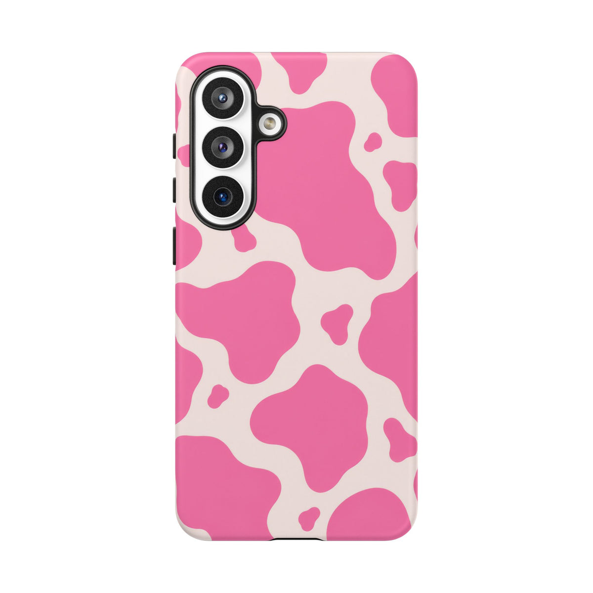 Strawberry Milk Samsung Galaxy Tough Case | Pink Cow Print