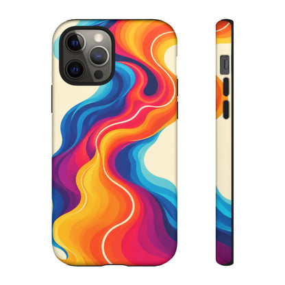 Electric Tide iPhone Tough Case | psychedelic wave
