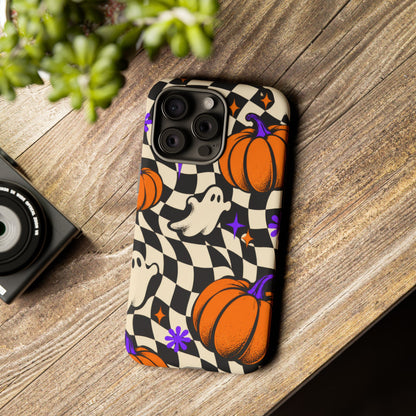 Spectral Groove iPhone Tough Case | retro halloween
