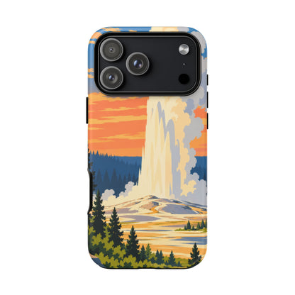 Yellowstone — Geyser Dawn iPhone Tough Case