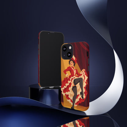 Moulin Rouge Dancer — Crimson Cabaret iPhone Tough Case | cabaret dancer