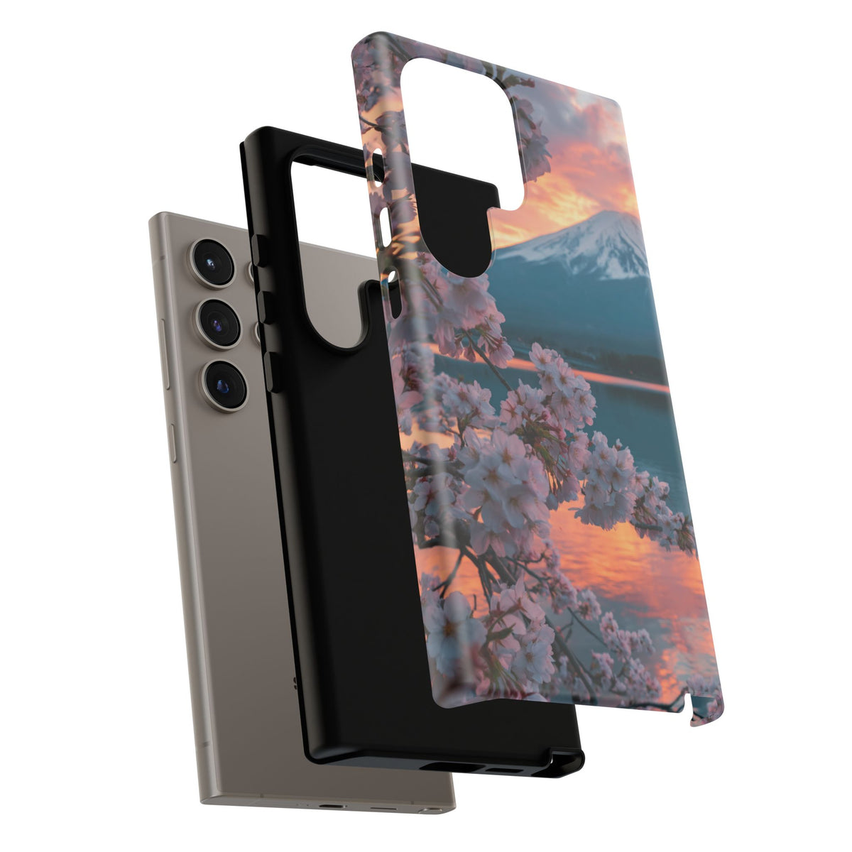 Fuji Petal Reflection Samsung Galaxy Tough Phone Case